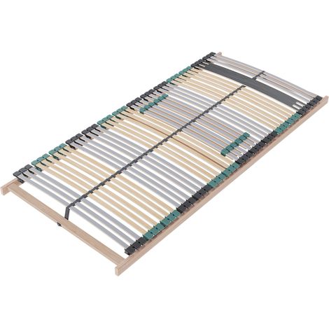 Lattenrost PREMIUM STRONG 80x200 cm - extra stabiler Premium Lattenrost bis 200 kg belastbar, 42 Leisten, 7 Zonen Lattenrost aus Buche und verstärkter Birke, festes Kopfteil, Made in Germany (1/5)