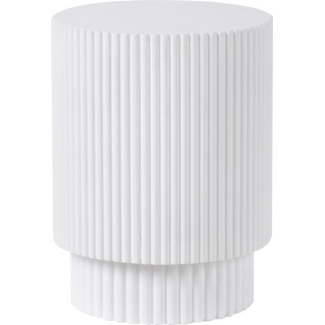 Mesa auxiliar acanalada MgO fibra de vidrio forma redonda resistente a los rayos UV manchas óxido agua y viento blanco Biccari