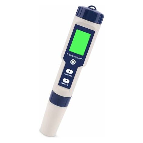 Misuratore di pH Aiperq, tester 5 in 1 per pH/TDS/EC/ORP/temperatura, monitor della qualità dell'acqua per piscine, idroponica, acqua potabile, acquari (1/4)