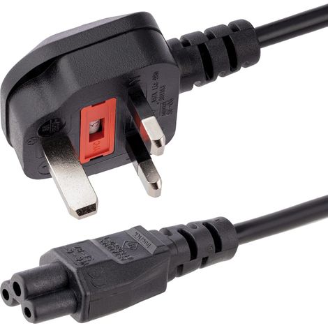 StarTech Câble Alimentation PC Portable 2m, BS 1363 a C5 (PXTNB3SUK2M) (1/5)