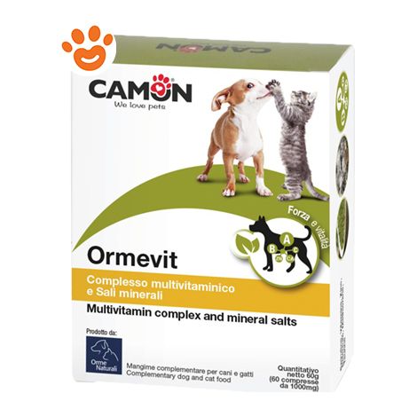 Camon Dog&Cat Orme Naturali Ormevit  - Camon Dog&Cat Orme Naturali Ormevit - Confezione Da 60 Compresse