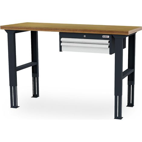 WS24 Arbeitstisch höhenverstellbar Schubladen: 1 x 50 1 x 100 B x T x H 1.500 x 600 x 760-1060 mm - WS24-100398