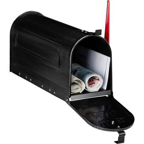 Amerikanischer briefkasten schwarz