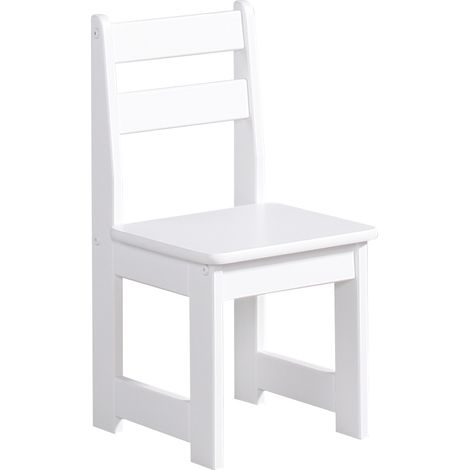 Kinderstuhl 40 cm stabil Weiß (1/5)