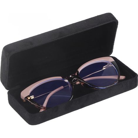 Lunettes anti-lumière bleue pour lecture, jeux, TV, téléphone, femme, teinte abricot. (1/5)
