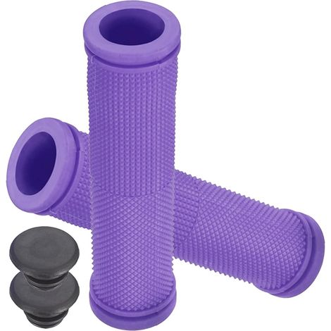 Manopole per manubrio da bicicletta in gomma morbida, comode e antiscivolo, per mountain bike. Rivestimento manubrio in morbida gomma. (1/3)