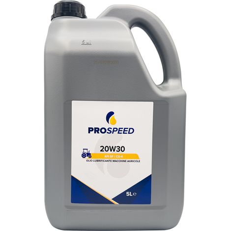 OLIO LUBRIFICANTE PER MACCHINE AGRICOLE 'MULTITRACTOR' 20W30 'MULTITRACTOR' - lt.5 - PROSPEED