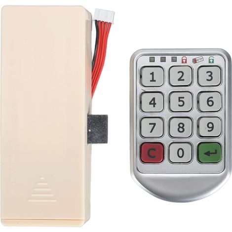 Serrure de meuble à clavier numérique Aramox, facile installer (1/5)