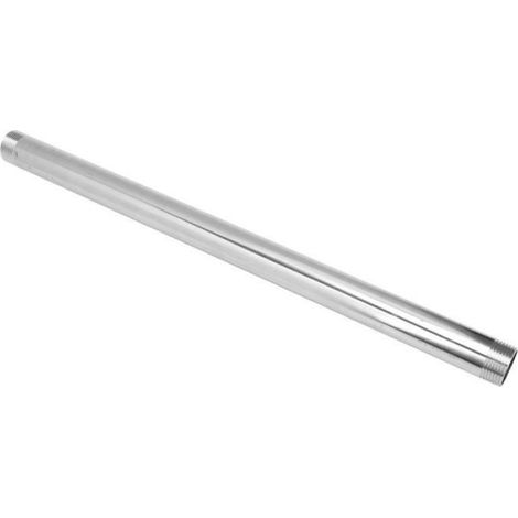 Tuyau fileté - - Adaptateur de mamelon - Acier inoxydable - 50 cm - Mâle fixe (1/4)