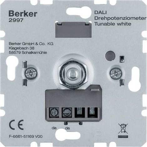 Interruttore Berker 2997 bianco 30 cm 2 W