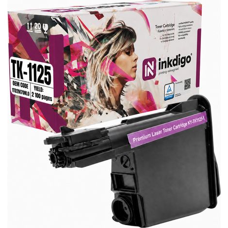 Inkdigo Toner TK1125 kompatibel mit Kyocera FS-1061DN FS-1325MFP TÜV-zertifiziert (1/5)