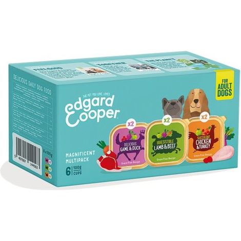 Edgard & Cooper Wet Multipack Cup for Dogs 6x100g - 267344 (1/4)