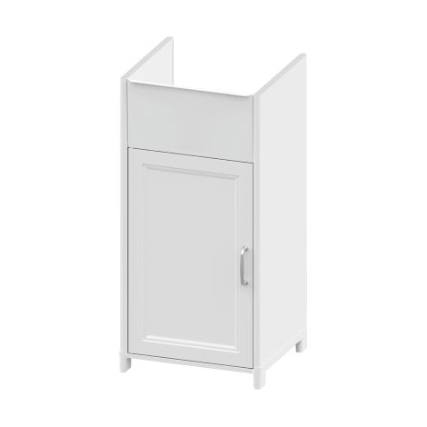 Marca – Armoire en kit mini pilozzo 39x39x78cm – 1 porte en résine PVC et PP – Résistante aux agents atmosphériques – Meuble de rangement compact (1/3)