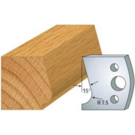 JEU DE 2 FERS PROFILES ACIER HT 40MM N°038