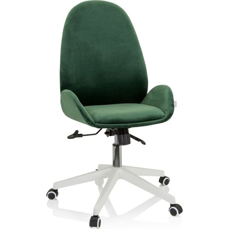 Bürostuhl / Drehstuhl AVEA Samt grün hjh OFFICE (1/5)