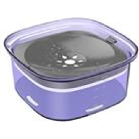 2-Liter-Hundenäpfe, großer Wassernapf mit abnehmbarem und wasserdichtem Deckel, auslaufsicher und verschluckungssicher, schützt vor Staub, Schmutz und Tierhaaren – 21,3 x 21,3 x 9,5 cm