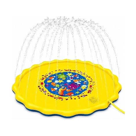 Tapis d'arrosage pour enfants 170cm – PVC écologique sans BPA – Compatible conduites d'eau standard – Splash pad pour jeux d'été (1/5)