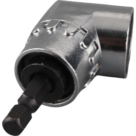 Extension d'angle de 105 degrés, tournevis à changement rapide droit, tige de perçage, tournevis magnétique, foret hexagonal de 1/4 pouces, support de douille, manchon adaptateur (1/5)
