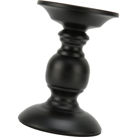 chandelier noir décoratif, centre de table, porte-bougie cylindrique (1/5)