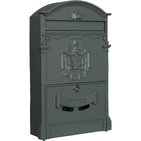 CASSETTA POSTALE 'CAMELIA' cm 25,5 x 9 x H.41 - grigio - KASART