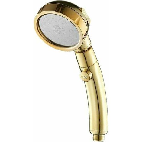 Shower Head Hand Showers Shower Head, Shower Head with 3 Shower Modes, Stainless Steel High Pressure & Water Saving Shower Head, Bathroom Shower Accessory, for SPA/Massage/Room B (1/4)