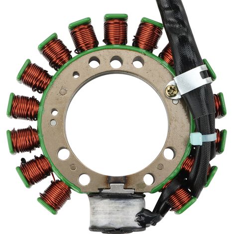 Ignition coil stator compatible with Yamaha Grizzly 700 YFM700 4x4 motorcycles, original part number 28P-81410-00 3B4-81410-00--DTEKGAZ
