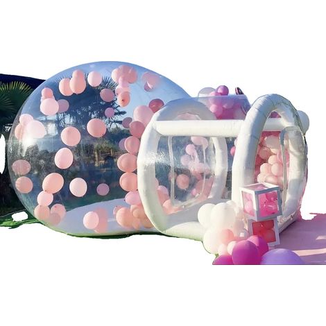 Maison à bulles gonflable, PVC durable, installation facile, 3.0 Mètres (1/2)