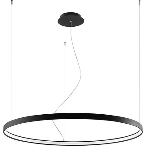 Pendellampe Hängeleuchte Ring Wohnzimmerlampe schwarz LED Esstischleuchte (1/5)