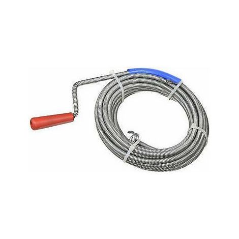 SONDA STURALAVANDINI MOLLA STURA TUBI LAVANDINI LAVANDINO SCARICO WATER WC 5 mt