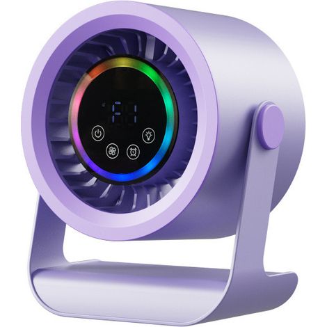 Ventilateur Turbo Mural - Rechargeable, Silencieux, pour Cuisine, Bureau, Haute Vitesse - Alovez