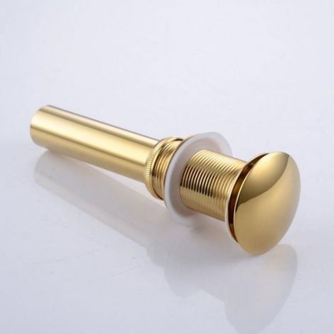 Un-Fendue Bassin évier Robinet Poussez Pop-Up Cliquez Clack Maker Bouchon Stopper sans débordement Fait (1/4)
