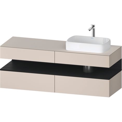 Duravit Collection One Meuble sous-vasque sur console, 2 tiroirs, (1/2)