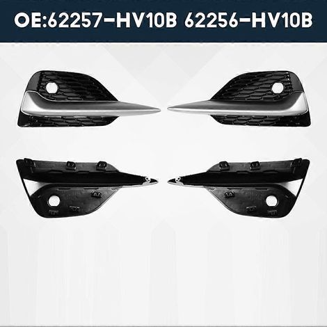 Bandeau/enjoliveur de feu antibrouillard pour Nissan Qashqai J11 Rogue Sport 2019-2022 (1/4)