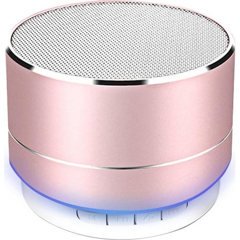 Enceinte Bluetooth portable, enceinte sans fil avec son HD compatible carte TF, mini enceinte portable pour une utilisation intérieure/extérieure, à la maison, pour un barbecue, à la plage et en voyag (1/4)