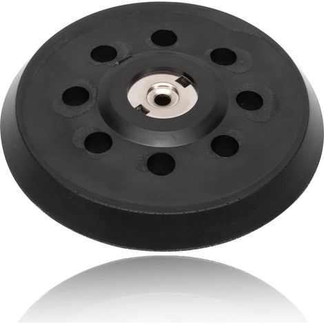 Plaque de velcro de plaque de ponçage perforé 125 mm pour Metabo SXE 325 Intec 425 Turbotec 631220000 (1/5)