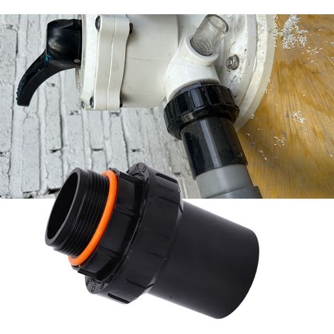 Raccord PVC union pour filtration de piscine – 2.0 pouces – Joint torique étanche – Installation filetée – Compatible filtre à sable et pompe (1/5)