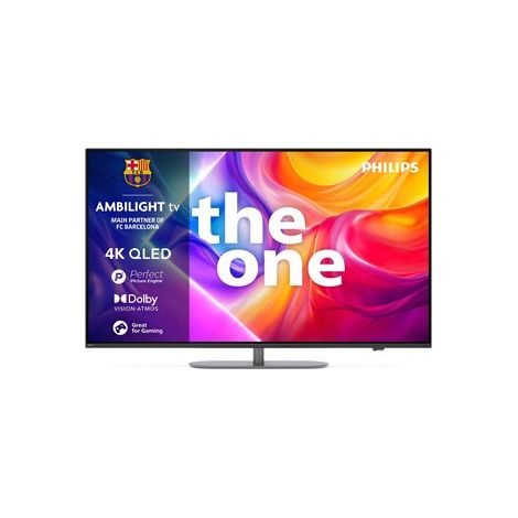 Philips – TV QLED 55 pouces 139 cm – 4K UHD – Ambilight 3 côtés – 120 Hz – 4 HDMI – Dolby Atmos – Smart TV