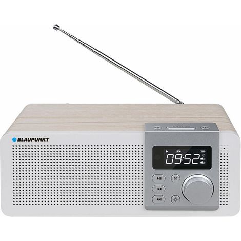 Blaupunkt PP14BT radio Portátil Digital Blanco, Madera (1/4)