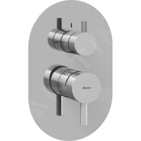 Ravak Espirit - Mitigeur encastrable, pour 2 sorties, chrome X070208 (1/3)