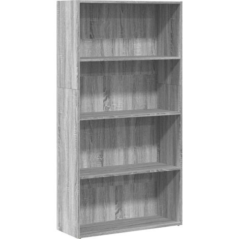 Libreria Grigio Sonoma 80x30x152 cm in Legno Multistrato vidaXL (1/5)
