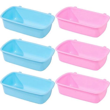 Lot de 6 mangeoires suspendues pour hamsters, abreuvoirs pour petits animaux (1/5)