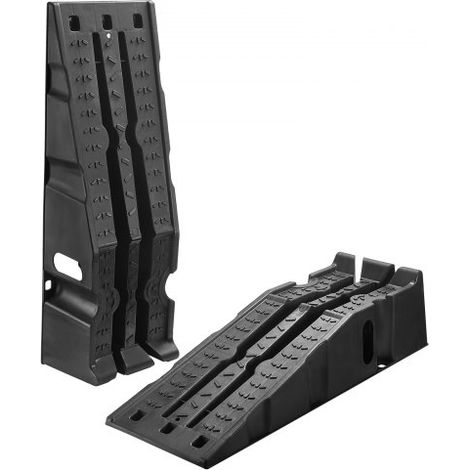 Rampas para Coche, Portátiles y Planas, para Mantenimiento de Garajes, Cambio de Aceite y Reparación de Camiones, Capacidad de Carga 1814 kg, Ayuda para Carga, 910 x 305 x 215 mm, 2 uds (1/5)