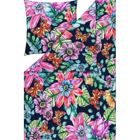 Estella 6623/606 Amarina Mako Interlock Jersey Bettwäsche-Set 160x200cm 3-teilig (1/2)