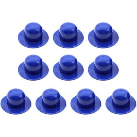 Lot de 10 bouchons de remplacement bleus, compatibles avec les filtres de piscine. (1/5)