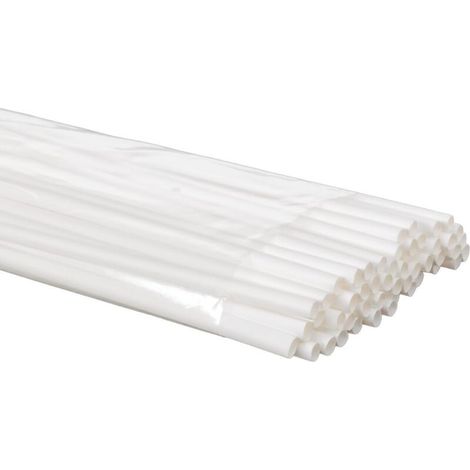 Gaine Thermoretractable - Rapport 2:1 - Diamètre Avant Rétraction 6 4 Mm - Température De Rétraction 90 °C - Blanc - 50 Pièces (1/2)