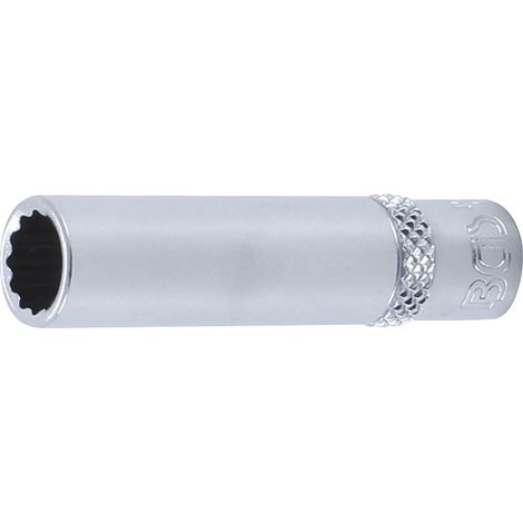 Llave de vaso 12 caras, larga  entrada 6,3 mm (1/4")  8 mm (1/4)