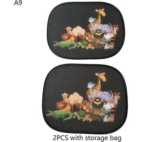 Pare-soleil de voiture pliables et portables au design créatif, pour vitres avant, latérales et arrière. Protection thermique pour vitres de voiture. Pare-soleil A9