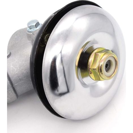 Renvoi d'angle Debroussailleuse 26mm, Tête d'engrenage Debroussailleuse Universelle Boîte de Vitesse de Tondeuse à Gazon pour Coupe Herbe/Tronconneuse (26mm, Rond de 9 Dents) (1/4)