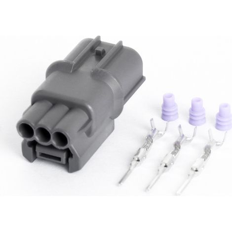 6189-0968 Applicable to daytime running lights, headlights, and parking lights gray lower slot plug DJ7032C-1-11/21 (1/4)