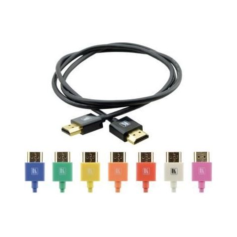 Cavo HDMI ad alta velocità Kramer con Ethernet, 1.8 m giallo